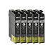 Produktbild 5x Patronen für Epson Expression Home XP-102 / XP-202 / XP-205 / XP-212 / XP-215 / XP-225 / XP-30 / XP-33 / XP-302 / XP-305 / XP-312 / XP-313 / XP-315 / XP-325 / XP-402 / XP-405 / XP-405WH / XP-412 / XP-413 / XP-415 / XP-422 / XP-425 NEU