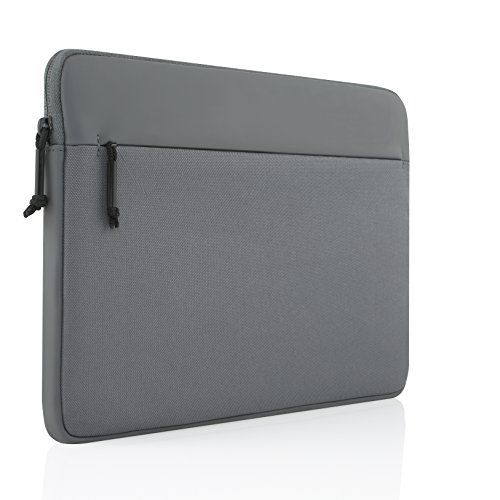 Incipio Truman Sleeve für Microsoft Surface Pro 4 / Pro (2017) – von Microsoft zertifizierte Schutzhülle [Type Cover Kompatibel | Außentasche | Stylus Halter | Nylon | Gepolstert | Verschiedene Farben] – Grau (MRSF-095-GRY) - 3