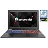 PC Specialist Defiance XS V15-GTR Laptop, Intel Core i7-7700HQ 2.80GHz, 16GB RAM, 500GB SSD, 1TB HDD, 15.6" Full HD, No-DVD, NVIDIA GTX 1060 6GB, WIFI, Bluetooth, Webcam, Windows 10 Home, 3 Year Warranty