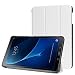 Produktbild Saingace Tablet Case Klappbare Standplatz-Leder-Kasten-Abdeckung für Samsung Galaxy Tab A 10.1 2016 T580N (Weiß)