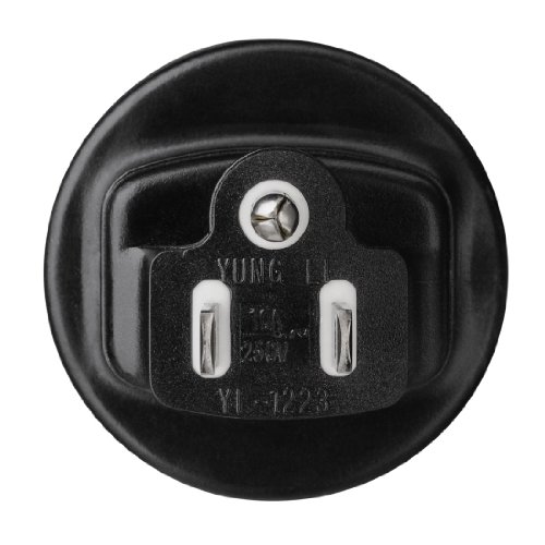 Hama Reisestecker USA Typ B (Adapter für Costa Rica, Kanada, Kuba, Jamaika, geeignet für Geräte mit deutschem Schutzkontaktstecker, Euro- oder Konturenstecker) - 2