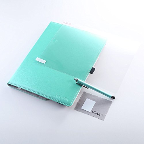 iPad 2 3 4 Hülle, ULAK iPad 2 Hülle 360 Grad Rotierend Stand Smart Cover Case Schutzhülle Tasche Etui mit Auto Schlaf / Wach Funktion für Apple iPad 2 3 4 (Welle-Blau/Schwarz) - 7