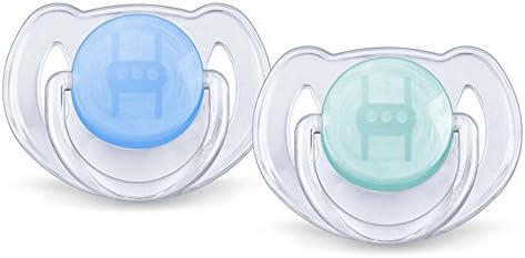 Baby Soother Dummy Nipple Philips Avent Translucent 6-18m 2x Pacifier no 10