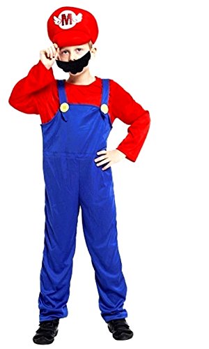 Preisvergleich Produktbild Karneval Halloween Kostüm Super Mario Bros für Kinder