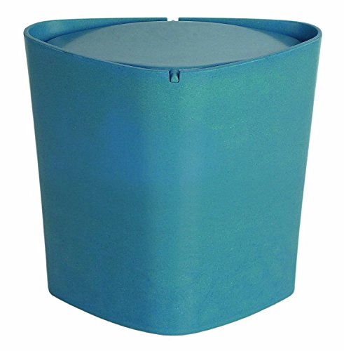 Spirella Trix Eco Badset Badezimmer Sortiment Acqua Blau 5-Teilig Eco Friendly + Kostenloser Zahnbecher Extra !! - 5