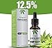 Produktbild Hanföl-Tropfen 1250mg (12.5%) Vollspektrum Hanf-Extrakt, Hemp Oil Drops, 10 ml