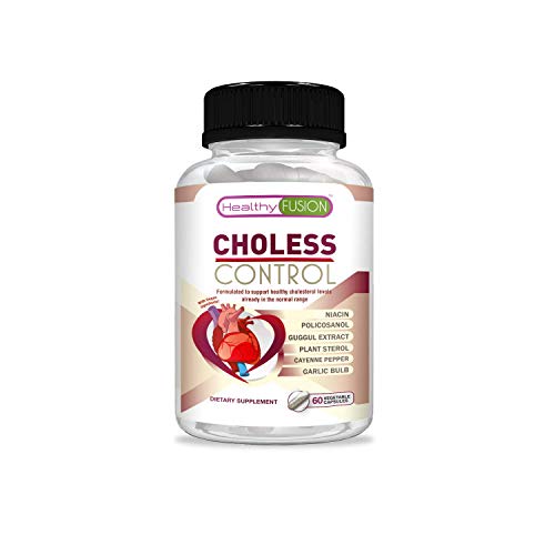 LOWER YOUR CHOLESTEROL- Powerful and exclusive cholesterol reducer thanks to pure Red Yeast with Coenzyme Q10 - Lower and maintain your Cholesterol in regular levels - 60 Capsules