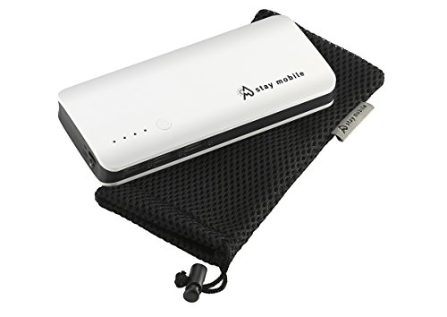 stay mobile Power Bank (22400 mAh) (latest Technology) 3 USB Output Portable Charger and External Battery for iPhone, iPad, iPod, Samsung Galaxy, and different Smartphones and Tablets from stay mobile