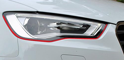 Devil Headlights Decal Sticker Stripes Eye Red Suitable for Your Vehicle