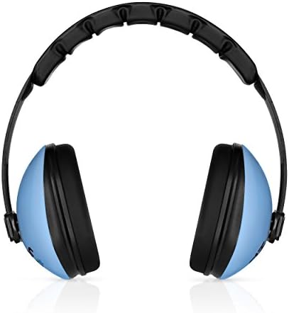 HearTek Small Baby / Kids Earmuffs Hearing Protection with Travel Bag - Adjustable Padded Defender Noise Protector / Reduction - Soundproof Ear Muffs For Babies and Infants Toddlers Junior Children