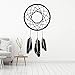Produktbild Dream Catcher Wandaufkleber Indianer Boho Hippie Dreamcatcher Federn Nacht Symbol Aufkleber Schlafzimmer Vinyl Kunstwand 56X108CM