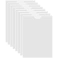 Lot de 10 - Pochette A5 porte-documents adhésives transparente - Pochette d’Expédition autocollante pour petit colis 255 x 165 mm (A4 plié en 2