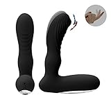 Prostata Stimulator Vibratoren, James Love Silikon Analvibratoren mit 12 Frequen