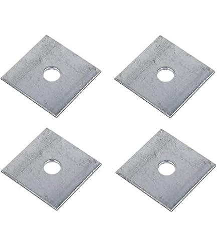 QUARKZMAN 20Stk Quadrat Unterlegscheibe M8x25x25x2m Produktbild-Vorschau 5