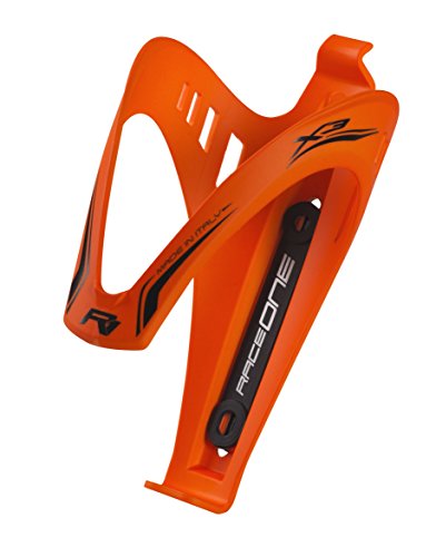 Raceone, Porta borracce per bicicletta Unisex adulto, Orange Fluo, Unica