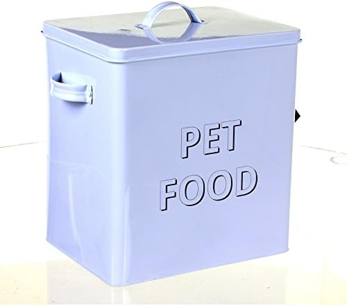 Marko Pet Accessories Pet Food Cat Dog Treat Tin Traditional Metal Container Storage Puppy Kitten Box (X-Large)