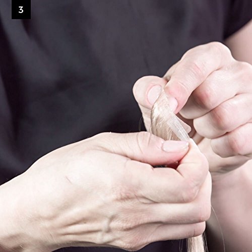 ELEGANCE-HAIR® Tape Extensions Klebeband Rolle – EXTRA STARK – Doppelseitig Transparent 2,7m Lang & 12mm Breit für Haarverlängerung Zweithaar - 4