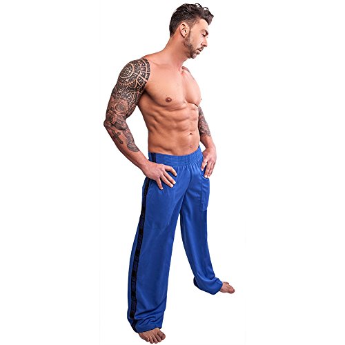 Fitnesshose S9, Sporthose f. Fitness- u. Krafttraining / Farbe: blau / Damen, Herren - 2