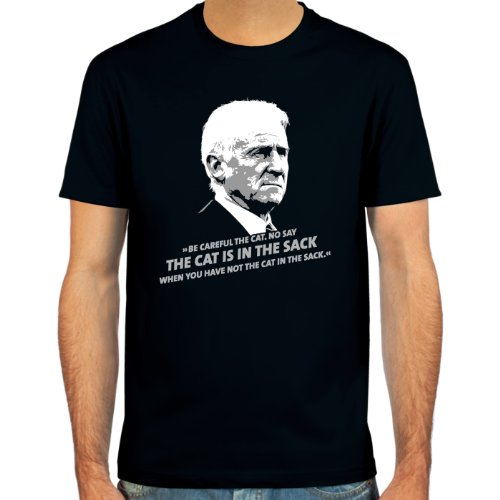 SpielRaum T-Shirt Giovanni Trapattoni ::: Farbauswahl: deepred, schwarz, oliv oder navy ::: Größen: S-XXL ::: Fußball-Kult