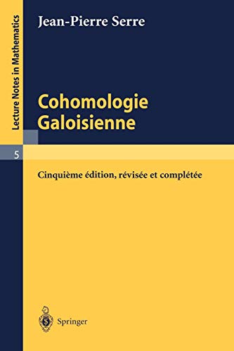 Télécharger Cohomologie Galoisienne Livre eBook France