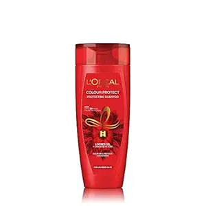 LOreal Paris Shampoo, Vibrant & Revived Colour, For Colour-treated Hair, Protects from UVA & UVB, Colour Protect, 396ml