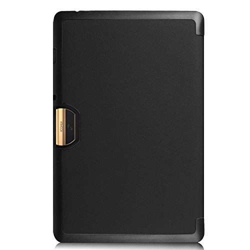 AVIDET Ultra Slim Acer Iconia Tab 10 A3-A40 Hülle Case Superleicht Ständer Smart Shell Cover Schutzhülle Etui Tasche für Acer Iconia Tab 10 A3-A40 Tablet-PC (Schwarz) - 5