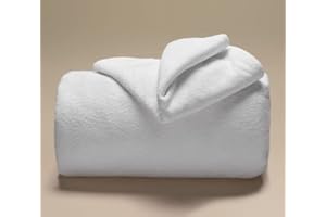 VWPEYY Fabe - Coprimaterasso incerato Copri materasso Impermeabile Sanitario a cappuccio, Maxi esterno spugna di cotone, interno poliuretano spalmato (170 x 195 cm)