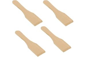 Kosmosta Raclette-Schaber aus Holz, Raclette-Spatel aus Holz, Küchenutensilien für Antihaft-Pfannen, Käsegrills, Gourmet-Bretter, Bratpfannen, Fondue, 4 Stück/Set