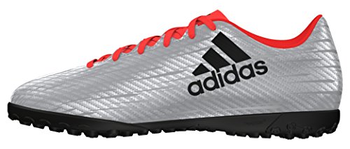 Adidas X 16.4 TF, Scarpe da Calcio Uomo, Plata (Plamet/Negbas / Rojsol), 42 2/3 EU