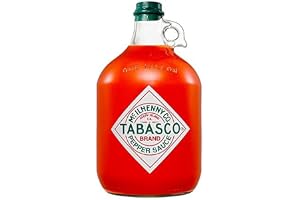 TABASCO® Original Röd Pepparsås – 3,78L (1 Gallon) – Klassisk Hetsås i Glasflaska – För Restaurang, Storkök & Grill