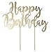 Produktbild Libetui Cake Topper Happy Birthday Kuchendeko Dekoration für Geburtstagskuchen Geburtstag (Gold)