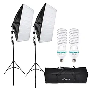 P graphy Studio Cube Umbrella Softbox Light Lighting Tent Kit P Video Equipment 2 * 135W Bulb 2 * Tr Stand 2 * Softbox 1 * Carrying Bag for Portrait Product