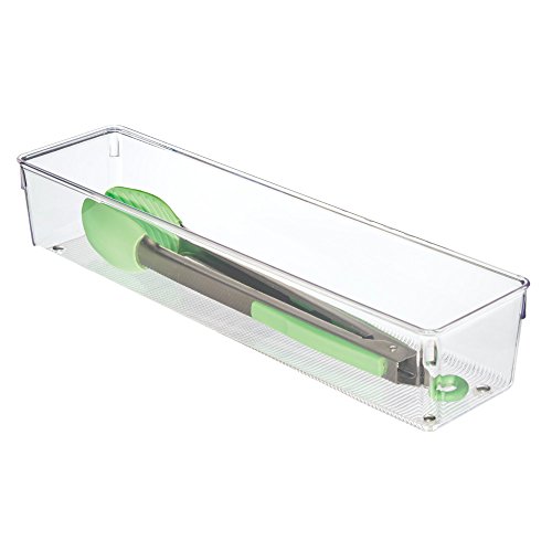 InterDesign 10 x 40,5 x 7,5 cm Linus Schubladen-Organizer, Durchsichtig - 3