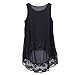 Oyedens Women Plus Size Chiffon Sleeveless Blouse Ladies Loose Casual Vest Tank Top (XXL)