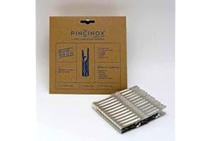 SEBBA Pinzas de Ropa Acero Inoxidable Pincinox 20 Unidades