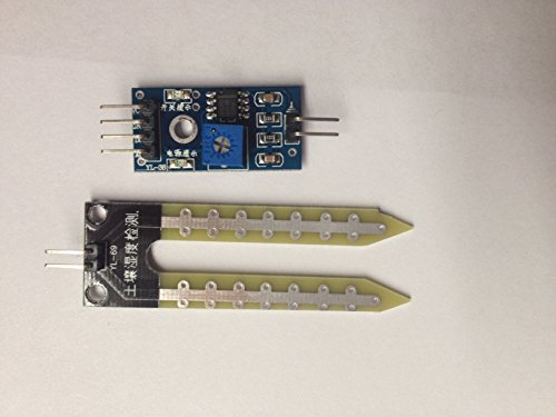 10 Stk. YL-69 sensor and HC-38 module mit LM393 comparator, Boden Hygrometer Luftfeuchtigkeit Erkennung Feuchtigkeit Wasser-Sensor-Modul for Arduino, SUHDAC