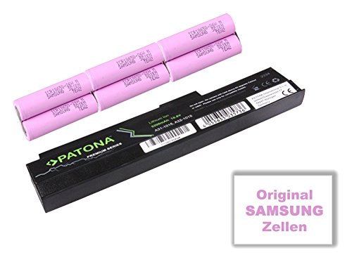 PATONA Premium Laptop Akku für ASUS Eee pc 1015B | 1015P | 1015PD | 1015PDG | 1015PE | 1015PEB | 1015PED | 1015PED N455 | 1015PEG | 1015PEM | 1015PN | 1015PW | 1015PX | 1015T | 1016P | 1016P D743 | 1016PE | 1016PEB | 1016PED | 1016PEM | 1016PG | 1016PN | 1016PT | 1215B | 1215N | 1215n pu17 | 1215P | 1215PE | 1215PED | 1215PEM | 1215PN | 1215PW | 1215T – [ Li-ion; 5200mAh;schwarz] - 6