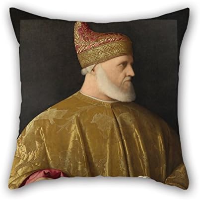 Pillow Case Oil Painting Vincenzo Catena - Portrait Of The Doge, Andrea Gritti Throw Pillow Case 18 X 18 Inches / 45 By 45 Cm For Dinning Room,dance Room,deck Chair,kids,bar,pub With Twice Sides