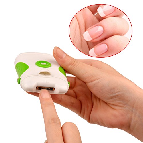 CkeyiN ®Elektro Dual Use Nagel Trimmer Nagelfeile Maniküre Sets Pediküre Elektrische Nagel-Schneider Nagelknipser - 7