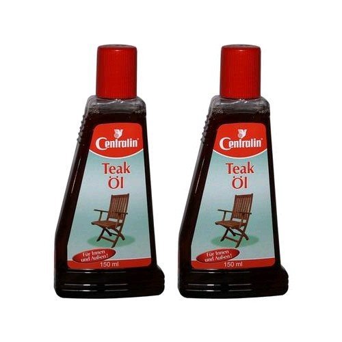 Preisvergleich Produktbild Centralin Teaköl, Teakholz Pflegeöl (2x 150ml Flasche)