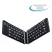 Produktbild EVACH Bluetooth Folding Keyboard Foldable Bluetooth Keyboard Rechargable Full Size Foldable Keyboard Compatible for iOS iPhone Android Smartphone Tables Windows Laptop, Black