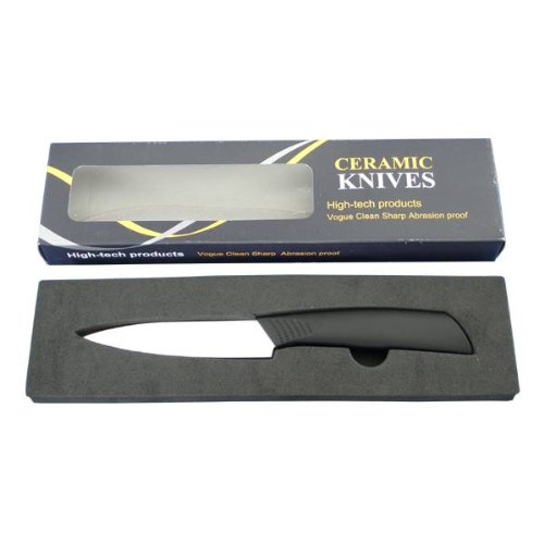 2-TECH Keramikmesser 10 cm Klingenlänge mit ergonomischem Griff - 3