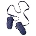 Manbi Tia Infant Ski Mitts (1-6 Months, Navy Blue)