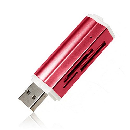 hscd1976 Portable USB 2.0 Adapter Micro SD TF MMC SDHC MS Speicherkarte Reader zufällige Farbe - 4