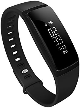 Horizon Fitness and Wellness Activity Tracker, Bluetooth 4.0, Measures Blood Pressure &amp; Heart Rate Monitor/Calorie Counter Pedometer, Bedroom Monitoring Sports, for Android and iOS Smartphone/iPhone – Great Fathers Day Gift, black