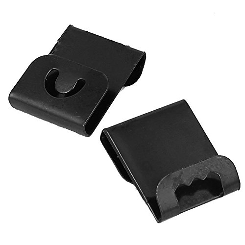 fujiyuan 100 PCS S Haken Clip Wandhalterung Album Foto Bild Kunstwerk Rahmen Anker Panel Aufhängen S Haken Schwarz