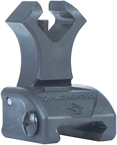 Diamondhead Polymer (Flip-Up) Diamond FRONT Sight - with NiteBrite insert (Black)