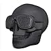 Produktbild LWPCP Tragbare Schädel Kopf Form Drahtlose Bluetooth Lautsprecher Audio Stereo Mobile Subwoofer Halloween Geschenke,Black