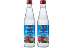 ZEN GROUP CORTAS Rose Water 300ml - 10 fl oz (2 Pack) – Pure Natural Distilled Rosewater for Cooking, Baking, Beauty Use, Hair, Face, Beverages & Desserts – No Additives, Authentic Middle Eastern Flavor