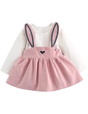 Baby Mädchen Kleider, Wongfon Kinder Kleider Langarm Prinzessin Party Kleid Abendkleid